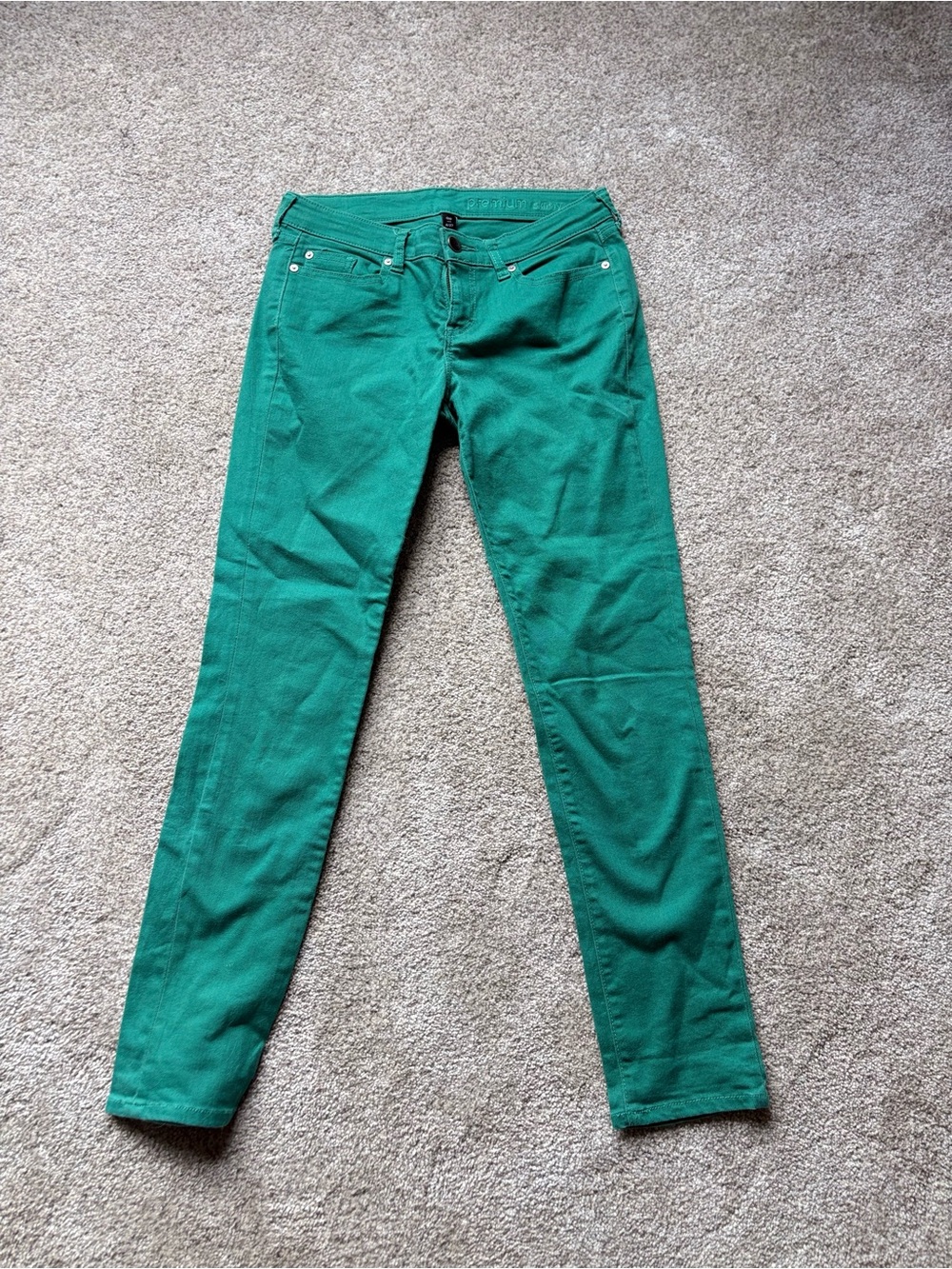 GAP Women's Skinny Pants Green